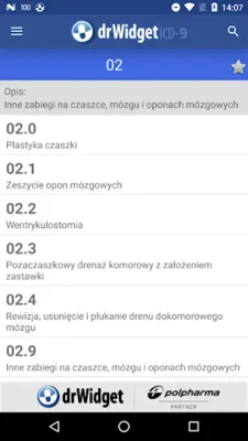 DrWidget ICD9 android App screenshot 5